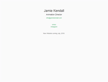 Tablet Screenshot of jamiekendall.com